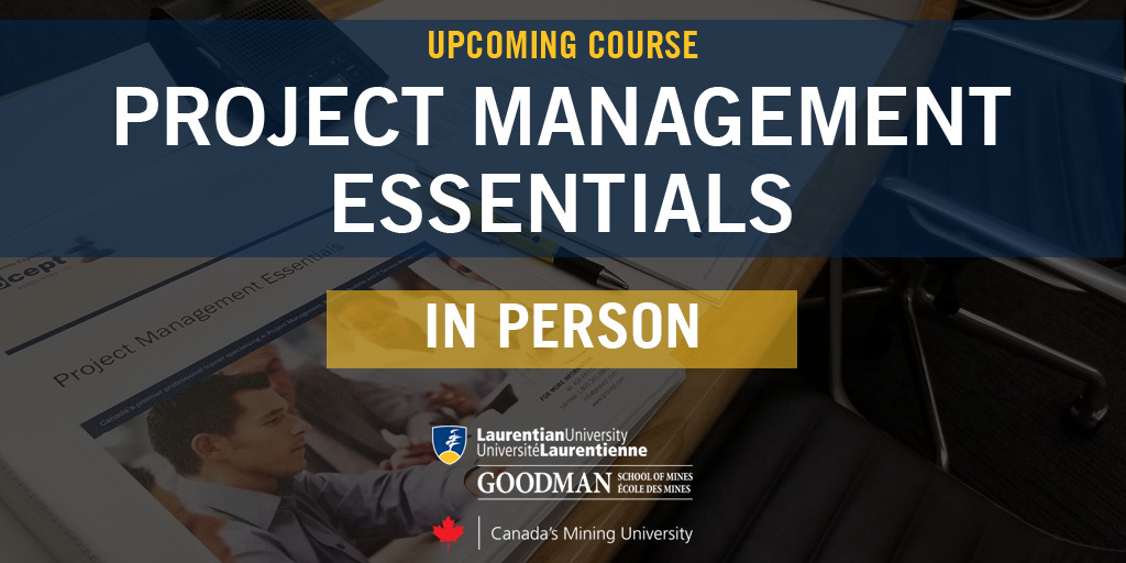 There's still time to register for our #ProjectManagement Essentials IN PERSON course happening next week! 📅 April 3-5, 2024 ⏰ 8:30am - 4:30pm 📍 @LaurentianU Cliff Fielding Building (Fielding Innovation Center - Room: CF 201) To register ⤵ eventbrite.ca/e/project-mana…