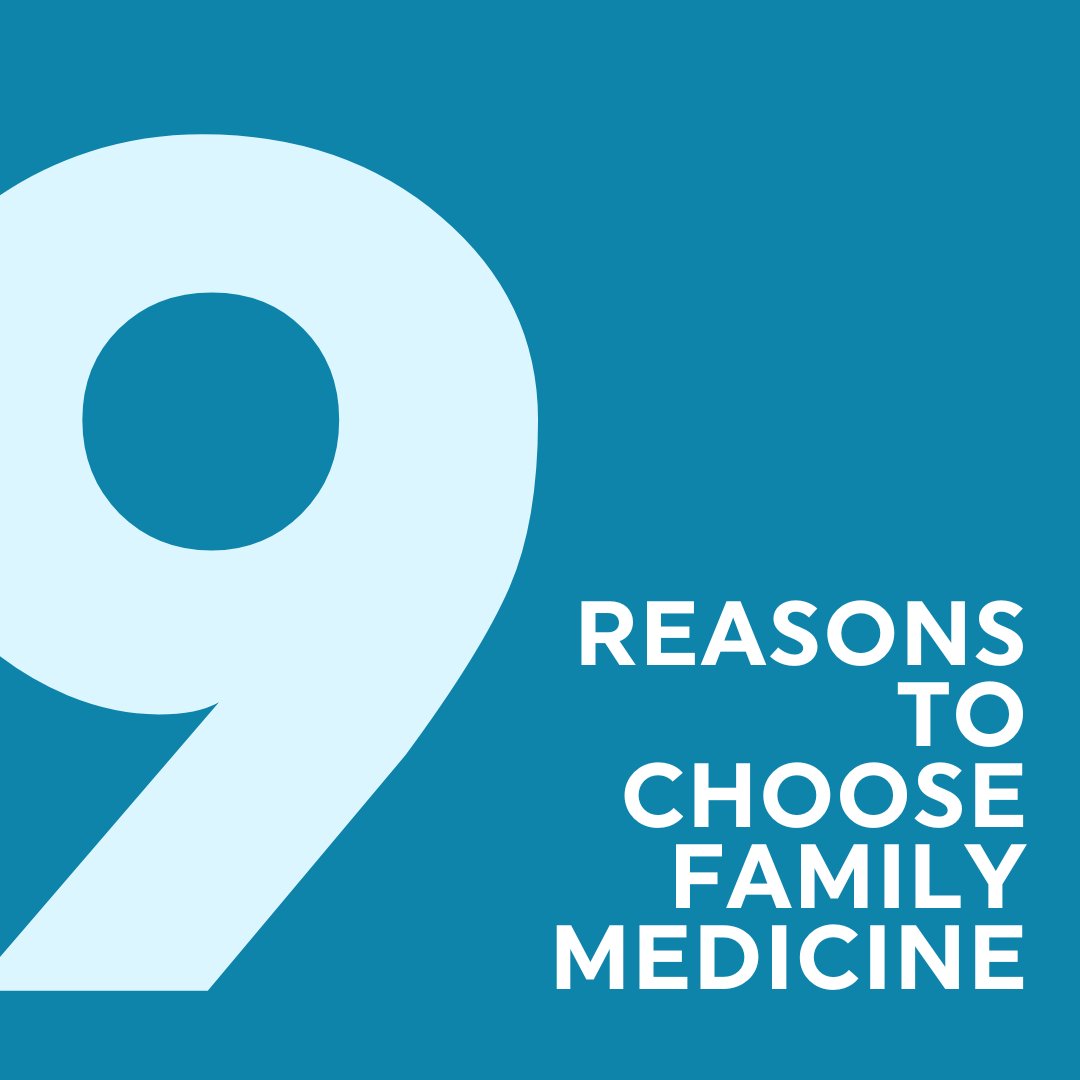 Looking for a medical career that allows you to tailor your work around your unique needs and interests? #FamilyMedicine might be your perfect match! Check out these 9 reasons to choose family med: bit.ly/4a4xEfO #FindYourPlaceInFamilyMedicine