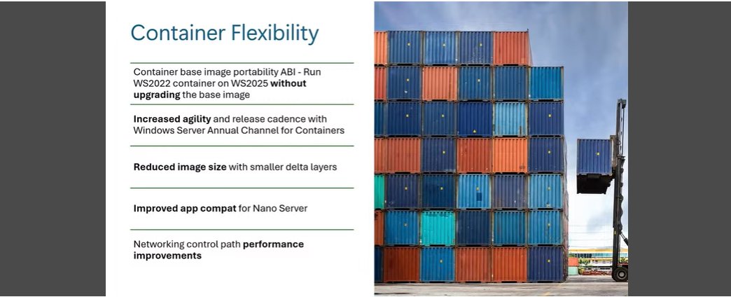 JamesvandenBerg's tweet image. Container Flexibility on Windows Server Summit 🚀
With Windows Server 2025 ✅
#Winserv #WindowsServer #WindowsContainers #WindowsServerInsiders #MVPBuzz #DevOps
#WindowsServerSummit