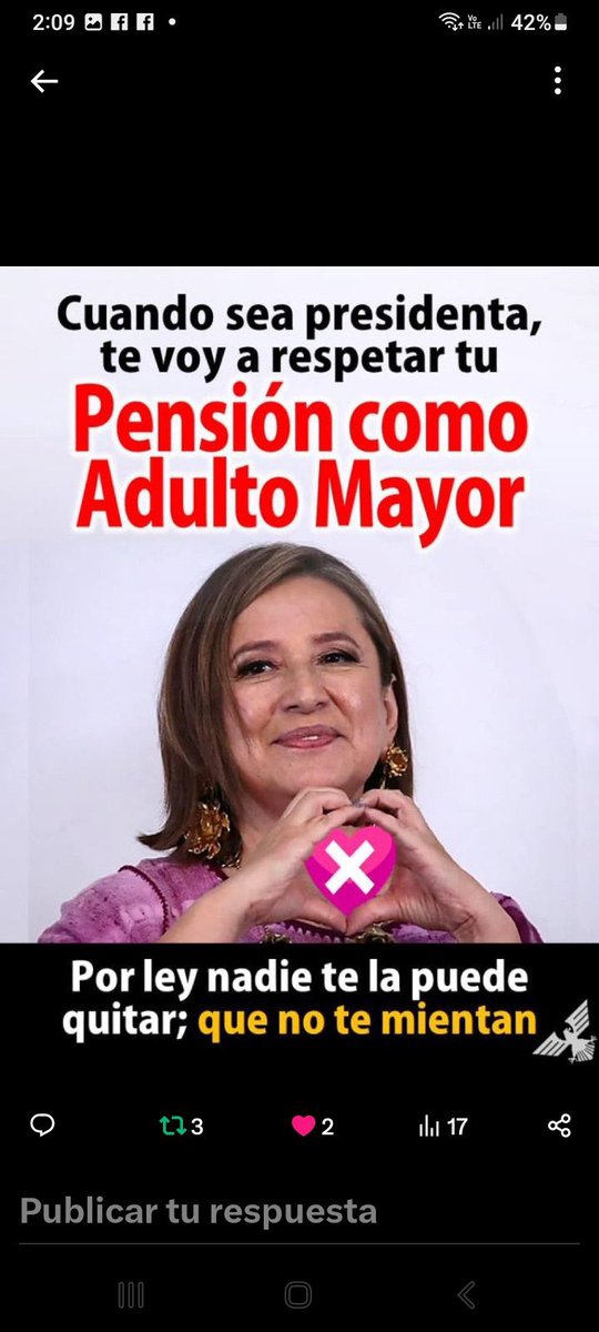 Chocoflan2024's tweet photo. SI NO QUIERES QUE SE SIGA DESCARRILANDO EL PAÍS, NO PIENSES EN LA CONTINUIDAD… PIENSA Y VOTA POR MÉXICO, POR UN PAÍS SEGURO, POR UN PAÍS CON INSTITUCIONES, POR UN PAÍS DONDE EXISTA EL ESTADO DE DERECHO Y SE LLEVE A CABO SU CUMPLIMENTACIÓN

ESTE 2 DE JUNIO VOTA POR @XochitlGalvez https://t.co/gN8MQRk366