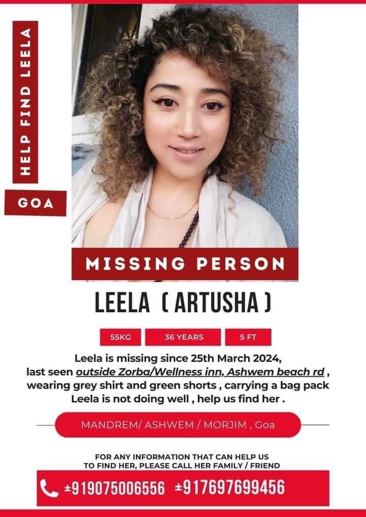 Please help find Leela. She’s a friend of a very good friend. @mastbanarasi @surrricate @Choprarun @vinayak_jain