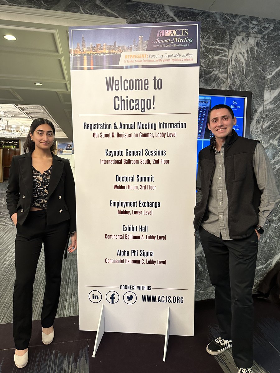 Last week, Natasha Malik, Staff Attorney for the #CriminalJustice Project, and Cole Meyer, Policy Analyst, attended the Academy of Criminal Justice Sciences (ACJS) annual conference on transforming justice through research, education, and practice.