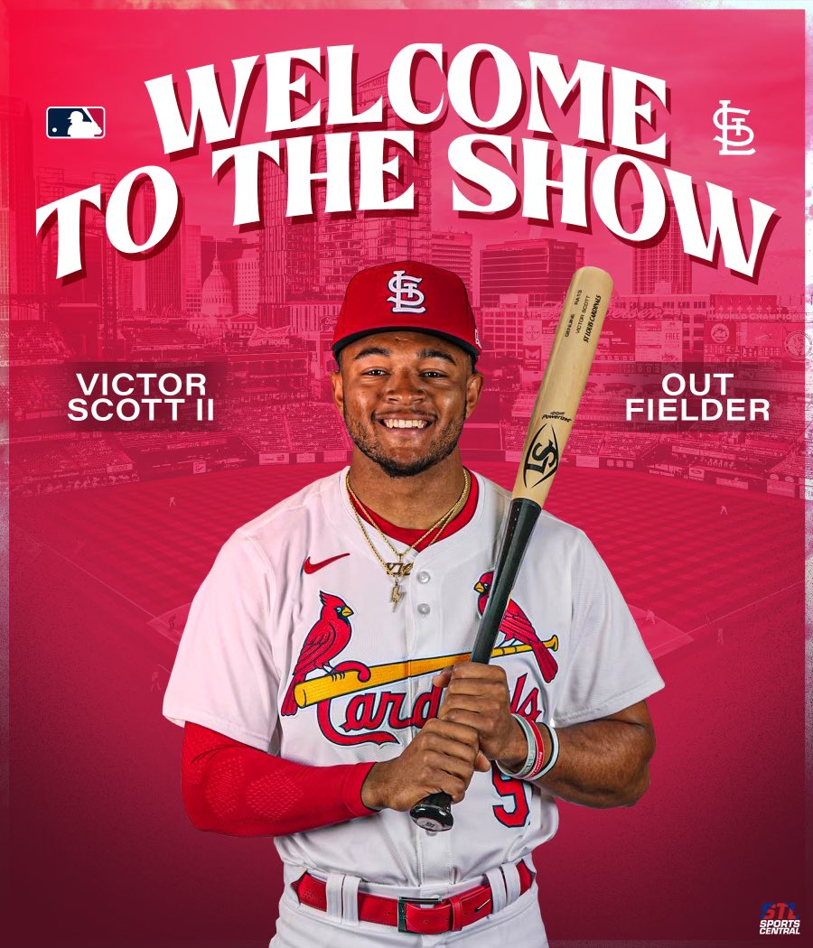 Welcome to the show, Victor Scott II! #STLCards