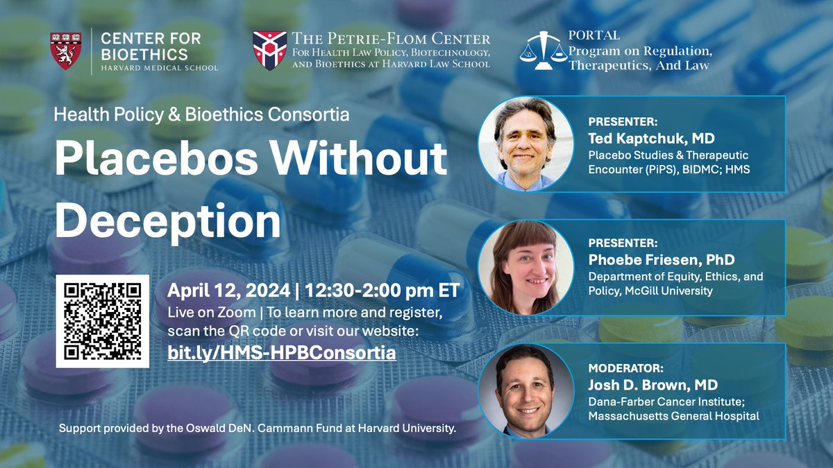 Next month! Join us for 'Placebos Without Deception' on April 12 at 12:30pm ET. Learn more and register here: lp.constantcontactpages.com/ev/reg/sa89rmt