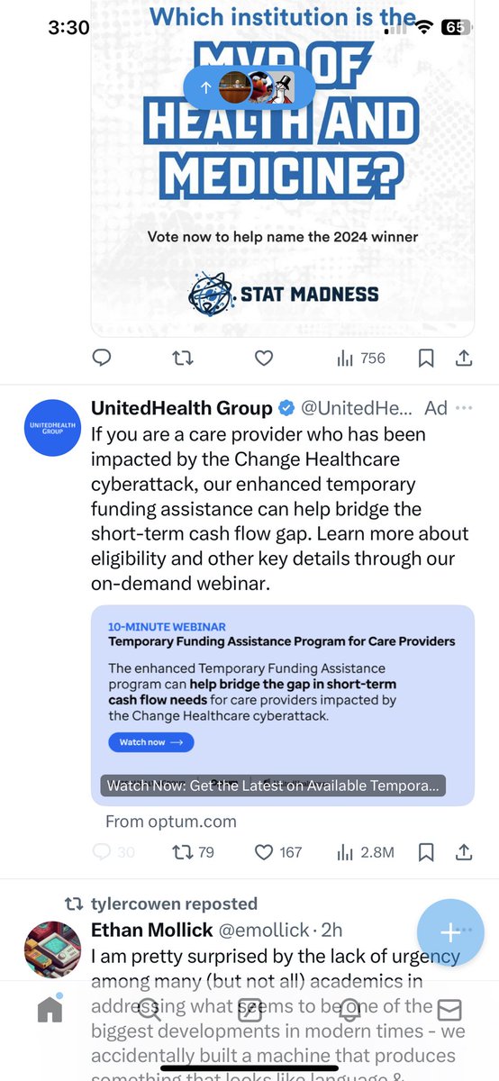 UnitedHealth now running Twitter ads targeting providers with disrupted payments
