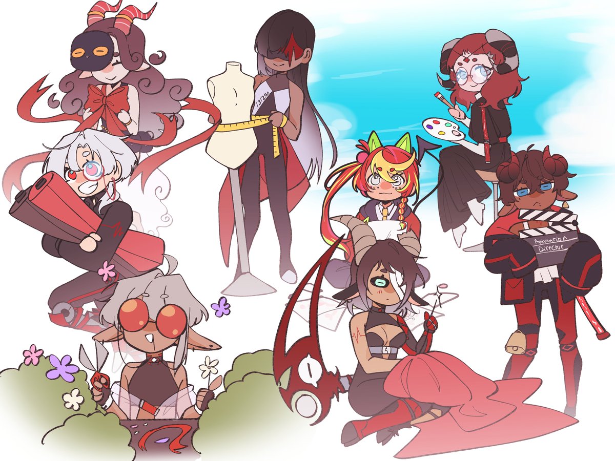 hopeful_abyss's tweet photo. I want to give special dedication to my art team, I could not have done this without them! Special thank you to Cloo, Fannie, Kayyy, Moyo, Mystic, Syniee and Yuuki! Without their patience and support I would have gone insane! https://t.co/QZcEY6LDpu
