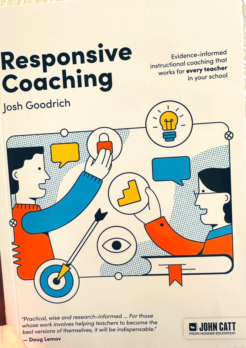 It’s arrived! 🤩🤩 Will follow the reader profile 3 route: ‘A leader looking to build their knowledge and skills before implementing a coaching programme.’ Thank you, @Josh_CPD and @JohnCattEd!