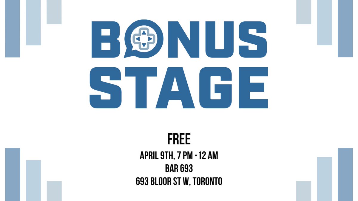 Bonus Stage is happening on April 9th!😎 April's theme is 'Choices' We are excited to welcome our main speaker: Abhi (@brownmoney__) - Designer/writer of @venbagame See you there!👀 #Toronto #gamedev #torontoevents #BonusStageTo