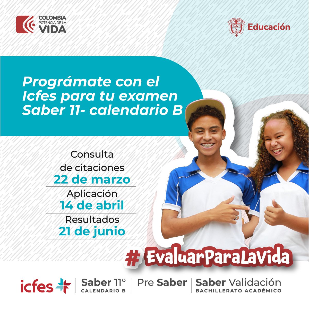 ¿Vas a presentar el examen Saber 11- calendario B? ¡Esta información es ...