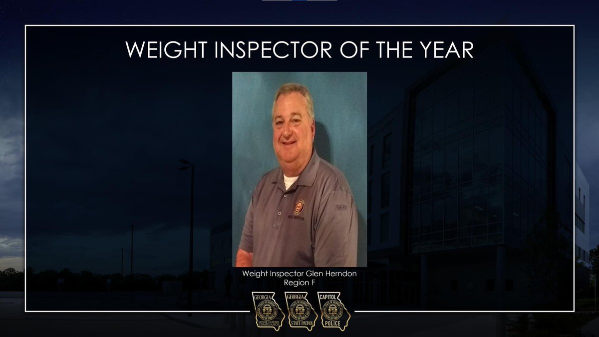 Congratulations to MCCD Weight Inspector of the Year, Glen Herndon (Region F). #gamccd