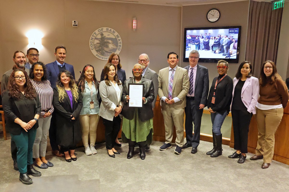 The @sanmateoco Board of Supervisors today recognized the Human Services Agency for Empowering Social Workers to support Children and Families in San Mateo County. #SocialWorkMonth