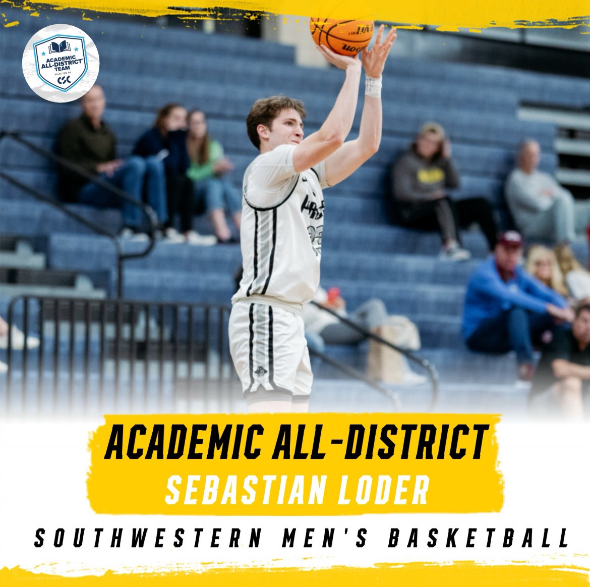 Join us in honoring our Academic All-District Selections 

Congrats to senior guard Jacob Hester and sophomore guard Sebastian Loder for being named to <a href="/CollSportsComm/">College Sports Communicators</a> Academic All-District Team! #GoPirates🏴‍☠️🏴‍☠️