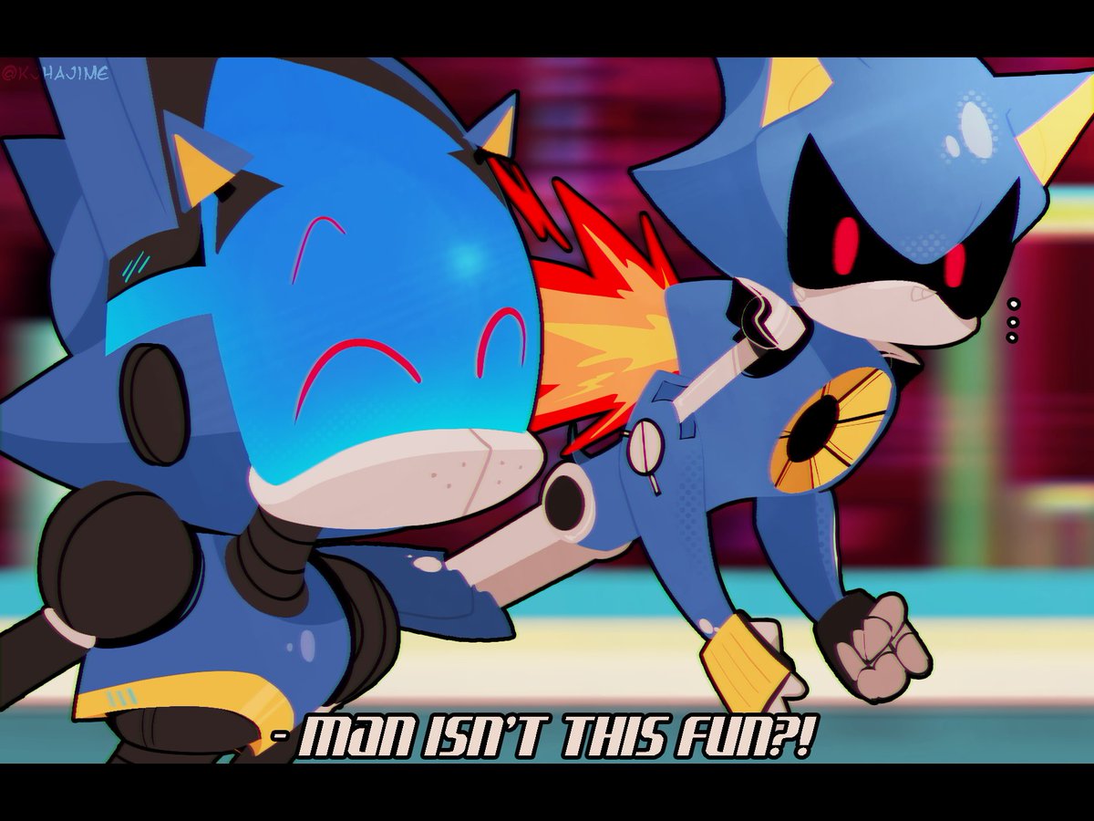 kayjay !! (@k_03534) on Twitter photo they are on their way to beat up sonic
#MetalSonic #ChaosSonic #SonicPrime #SonictheHedgehog they are on their way to beat up sonic
#MetalSonic #ChaosSonic #SonicPrime #SonictheHedgehog