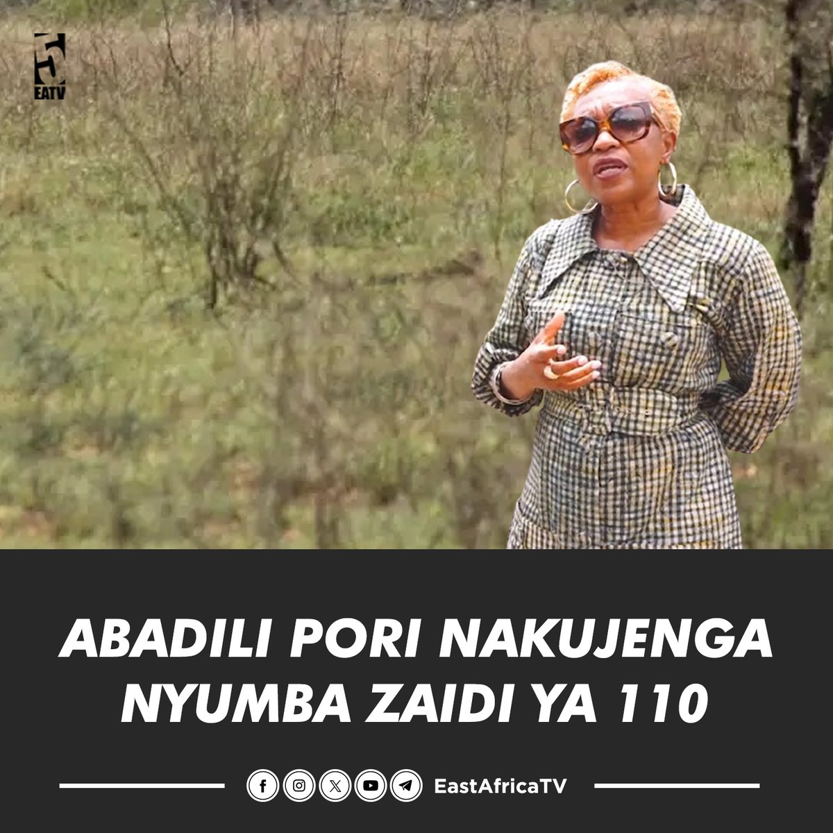 eastafricatv's tweet photo. #UJENZI: Kutana na mwanamke kinara Nuru Nyerere Inyangete mbunifu wa majengo aliyeona fursa kwenye pori na kujenga nyumba za aina tofauti 110

Nyumba ambazo ukiingia ndani utasema uko ulaya, tupe wasaa tukufahamishe kuhusiana na @epitomearch

Video chini 👇👇 https://t.co/bjE5sNIlnv