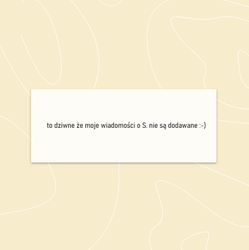 chcieliśmy otrzymać zgodę na publikowanie takich rzeczy ale większość osób nas nie obserwuje. chcemy też uniknąć publikowania informacji spoza rp, a takie najczęściej nam wpadły, wiec postanowiliśmy zignorować je dla dobra spotted