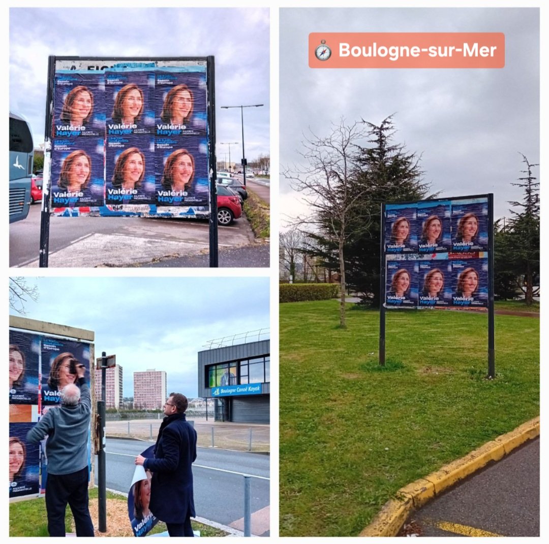 🇨🇵🇪🇺 Depuis 2017, la France change l'Europe.

📍Opération collage à Boulogne-sur-Mer.

D'autres actions sont prévues. Rendez-vous sur le terrain d'ici au 9 juin !