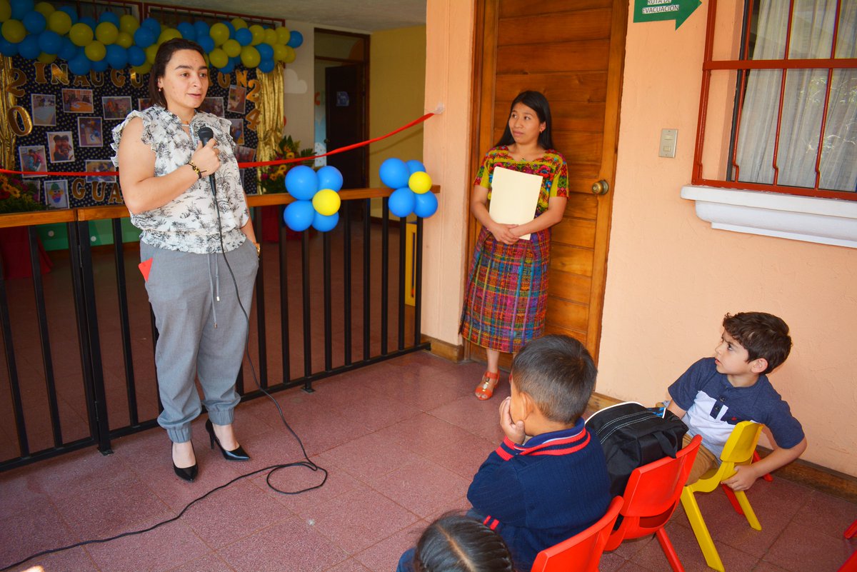 UEGuatemala's tweet photo. El proyecto garantizó la contratación de dos profesionales de las áreas de estimulación temprana y educación inicial, para que los niños puedan ser atendidos en sus procesos de aprendizaje y estimulación temprana.

#ProyectoALMA #UniónEuropea #ICU #FUDI🧵3/4 https://t.co/j4GbGsZaJK