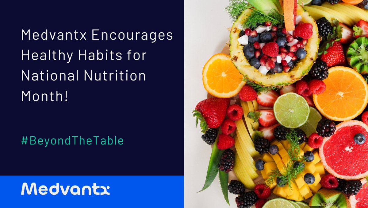 This #NationalNutritionMonth, Medvantx, hosted a webinar to help encourage a path toward better eating habits and overall wellness. 

#NationalNutritionMonth #HealthyLiving #MedvantxPharmacy #HealthcareAccessibility #BeyondTheTable