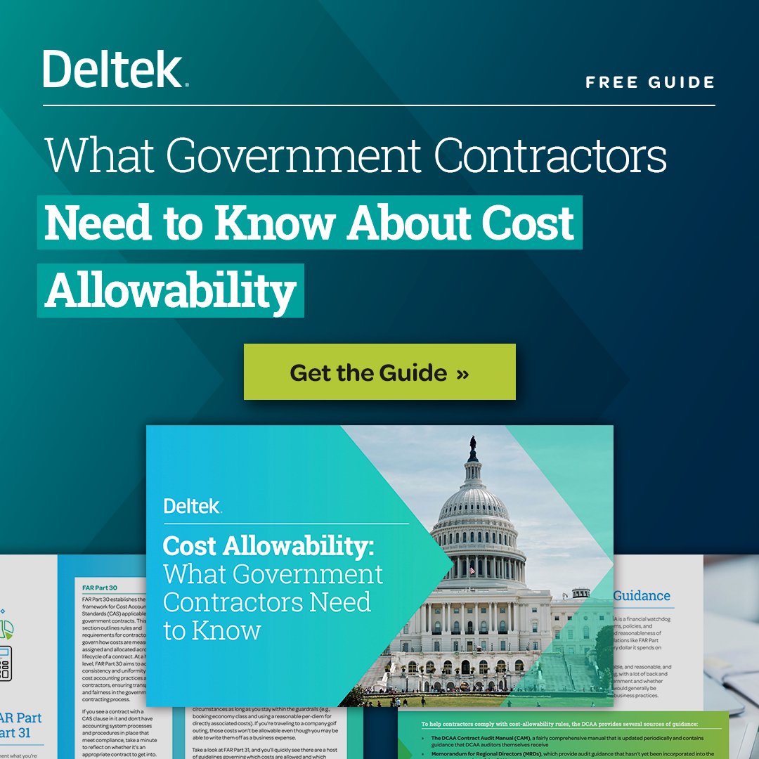 Unlock the secrets of Cost Allowability for government contractors! Our new comprehensive guide covers the ins and outs of tracking costs + staying compliant with regulations like FAR Part 30 & 31. Get your copy today: bit.ly/3TW0qda #GovCon