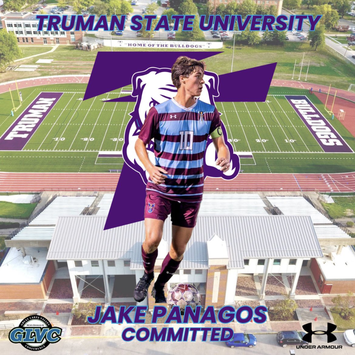 I am excited to announce that I will be continuing my academic and athletic career at Truman State. I would like the thank my Coaches, Teammates, and Family for helping me with this decision. #committed @2006JBMarineb @DeSmetSoccer @TrumanMSoccer