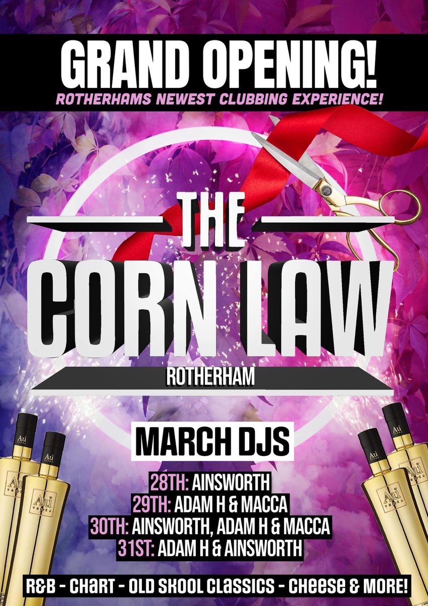 It's great to see The Corn Law is reopening just in time for the Easter Bank Holiday weekend! Check out their Facebook page here for more details of what's on: buff.ly/3TC0k8W With other great town centre venues also open too why not make a night of it?
