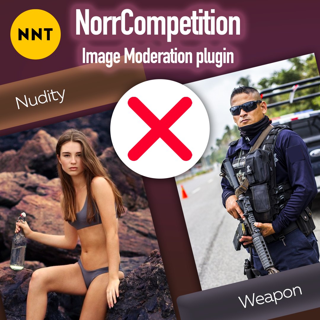 norrnext's tweet image. NorrCompetition Image Moderation plugin released 🌅 

It provides moderation of images using @sightengine&apos;s API and takes action if image does not complies to the forbidden models🚫✅

NorrCompetition 2.0.5 released🎬

👉bit.ly/4alvwjE

#Joomla #Joomla5 #Joomla4 #webdev