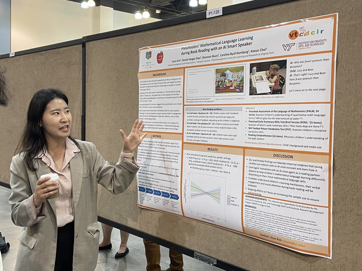 Caroline Hornburg (@cbhornburg) on Twitter photo Kudos to our <a href="/VTLearnLab/">Virginia Tech Learning & Development Lab</a> <a href="/VT_HDFS/">VT Human Development & Family Science</a> students who led poster presentations at #CDS2024 last week! Great work Isabel, Maegan, and <a href="/jisun_Kim57/">Jisun Kim</a>! Kudos to our <a href="/VTLearnLab/">Virginia Tech Learning & Development Lab</a> <a href="/VT_HDFS/">VT Human Development & Family Science</a> students who led poster presentations at #CDS2024 last week! Great work Isabel, Maegan, and <a href="/jisun_Kim57/">Jisun Kim</a>!