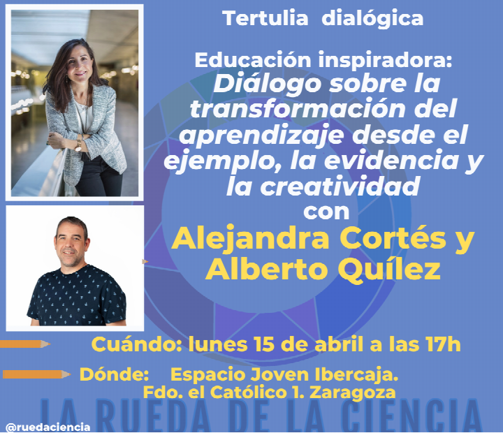 Te esperamos. 15 de abril de 2024 a las 17h en el Espacio Joven de Ibercaja. Muchísimas gracias. fundacionibercaja.es/actividades/co…
<a href="/alkirova82/">Alberto Quílez Robres</a> <a href="/unizar/">Universidad Zaragoza</a> <a href="/CampusHuesca/">Campus de Huesca</a> @FacultadEducaUZ <a href="/FundIbercaja/">Fundación Ibercaja</a> <a href="/RuedaCiencia/">La rueda de la ciencia</a> <a href="/DelGobEnAragon/">Delegación del Gobierno en Aragón</a> <a href="/dgafprofesorado/">F. Prof. Aragón</a> <a href="/CPHuesca/">Centro de Profesorado Ana Abarca de Bolea</a> <a href="/fcsh_teruel/">FCSH Teruel</a> <a href="/CatedrasUnizar/">Cátedras Unizar</a>