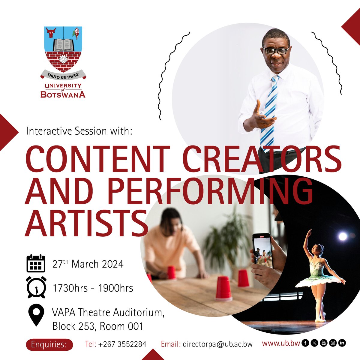 #JoinUs! #March27 Interactive Session with Content Creators and Performing Artists.