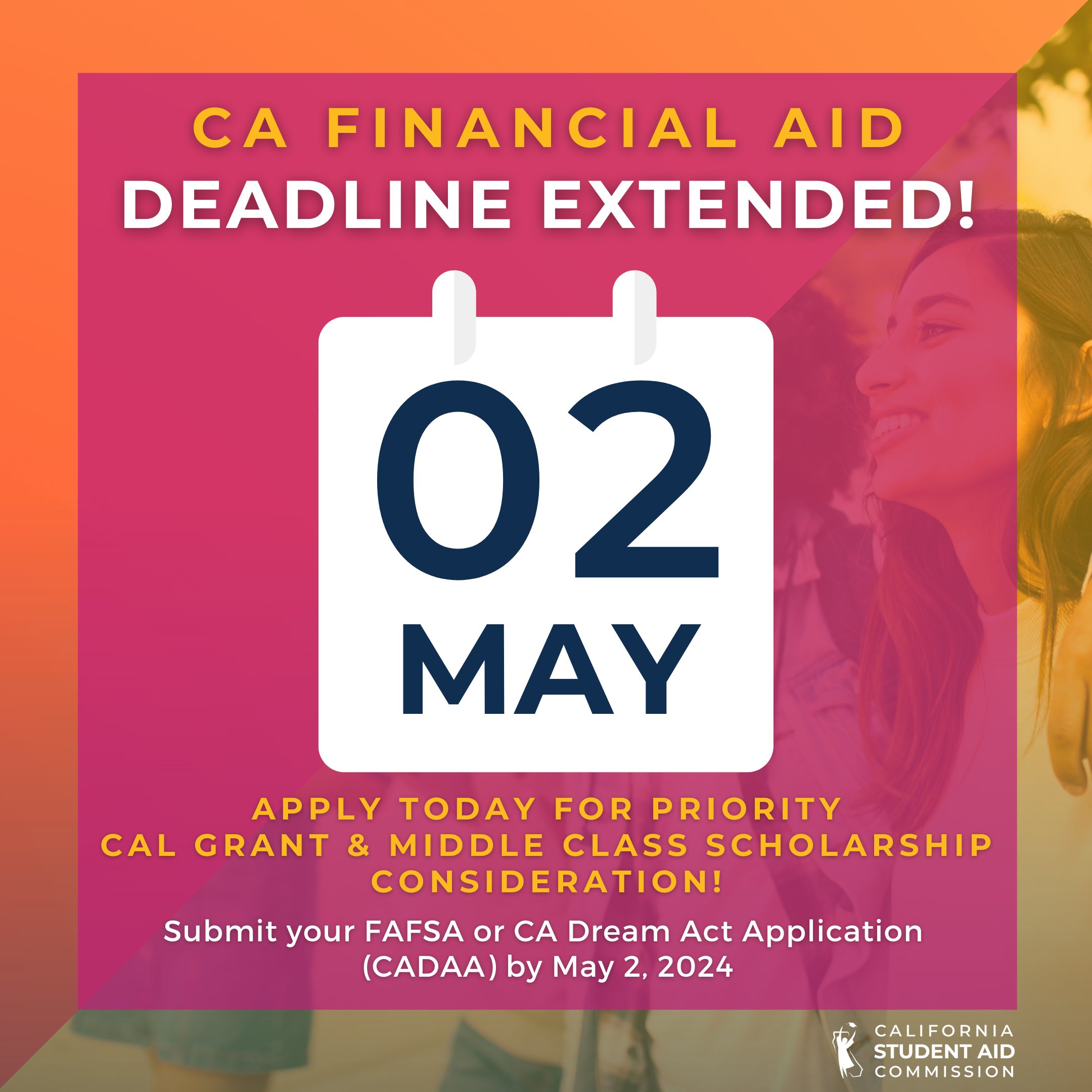 CA Student Aid Commission on X: &ldquo;APPLY TODAY! You still have time 
