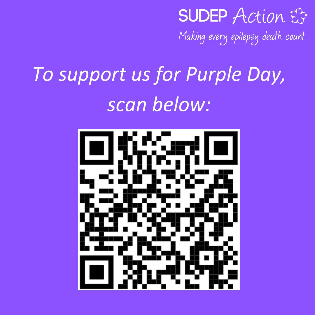 Head to our JustGiving page to set up a Purple Day fundraiser: justgiving.com/campaign/sudep… Donate what you can to help spread awareness of epilepsy 💜 #epilepsy #sudepaction #PurpleDay2024