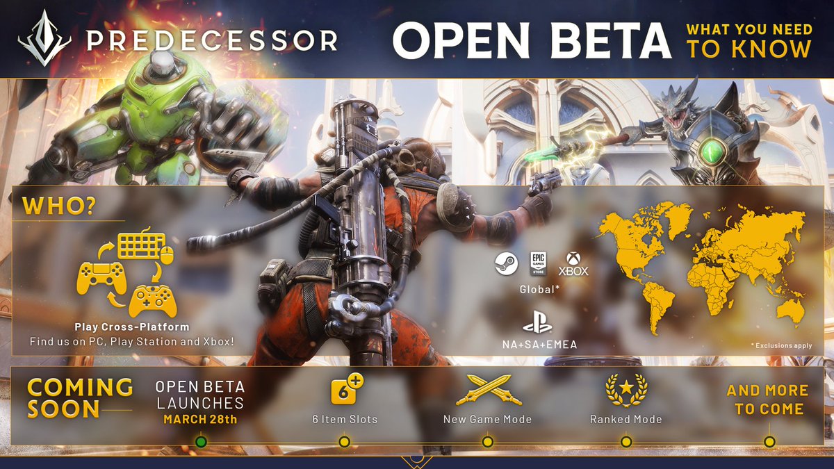 📣 Open Beta starts in TWO DAYS on Xbox, PlayStation &amp; PC!

Here's everything you need to know, as well as what to expect in the coming months ⚔️