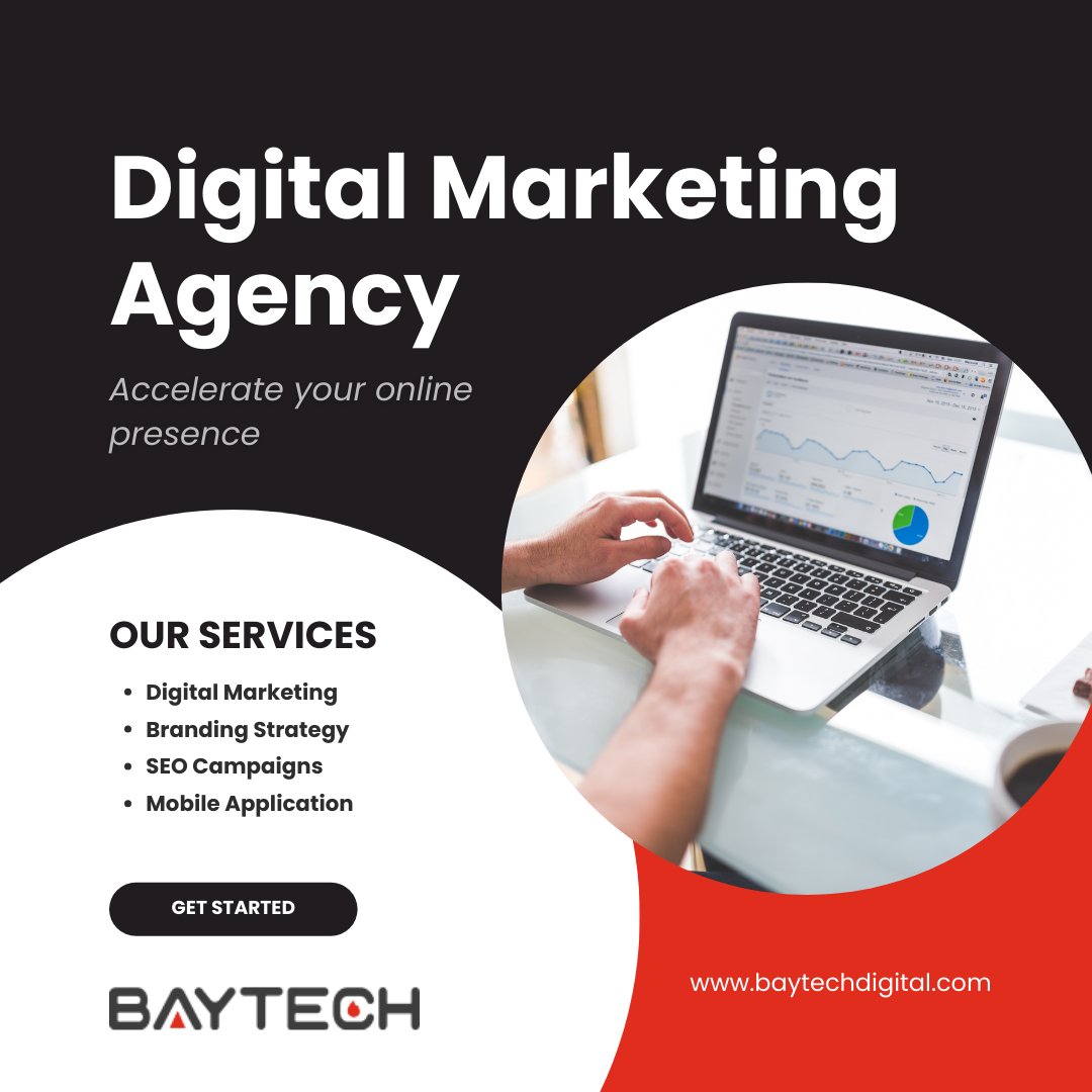 Looking to revolutionize your digital strategy? Our web digital marketing agency specializes in crafting compelling online experiences that drive results. Discover the difference at baytechdigital.com today! #DigitalMarketing #WebAgency #marketingagencies