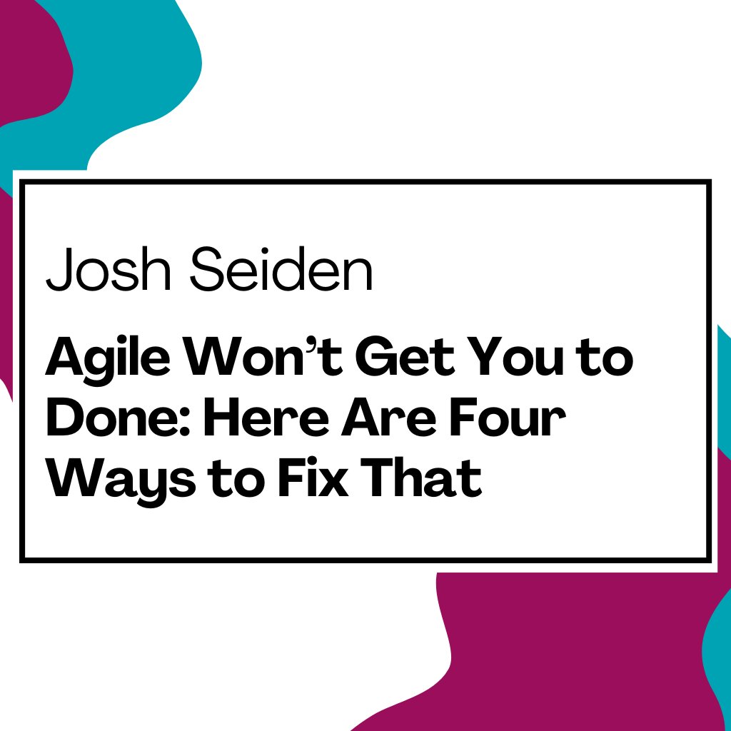 “The same way that technical debt accumulates if you don’t pay it down constantly, experience rot must be refactored away on a continual basis.” — @jseiden medium.com/@jseiden/agile…