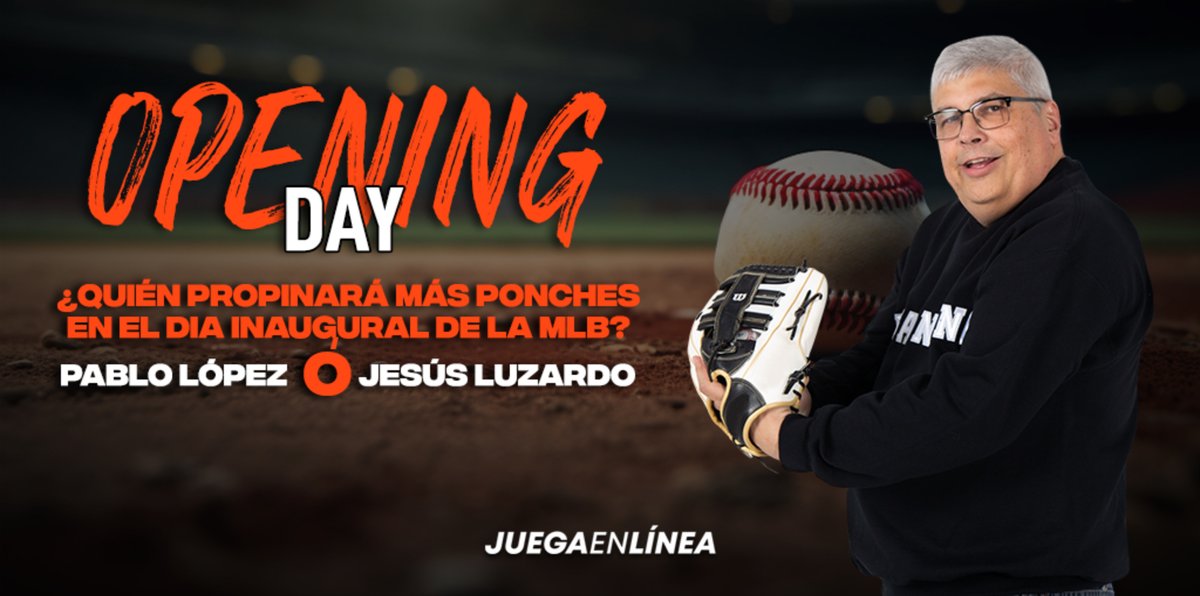 #OpeningDay ¿Quién propinará más ponches en el Opening Day? 🔹Pablo López 🔹Jesús Luzardo 🇺🇸⚾️Condiciones🇺🇸⚾️ Dar RT➕MeGusta ✅Comentar su pronostico y usuario activo 1⃣ comentario por usuario 2⃣0⃣0⃣💲 a repartir entre 🔟 ganadores ⏱️ Válido hasta: 4:10 PM #MLB #Beisbol