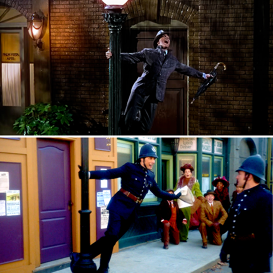 _crabtreee's tweet photo. Parallels in “Why is Everybody Singing?”

Singin' in the Rain (1952)
Bohemian Rhapsody - Queen (1975)
La La Land (2016)
Buffy the Vampire Slayer - 06x07 (2001)

#MurdochMysteries let me know what musical callbacks you spotted! https://t.co/V0lWDZEVKY