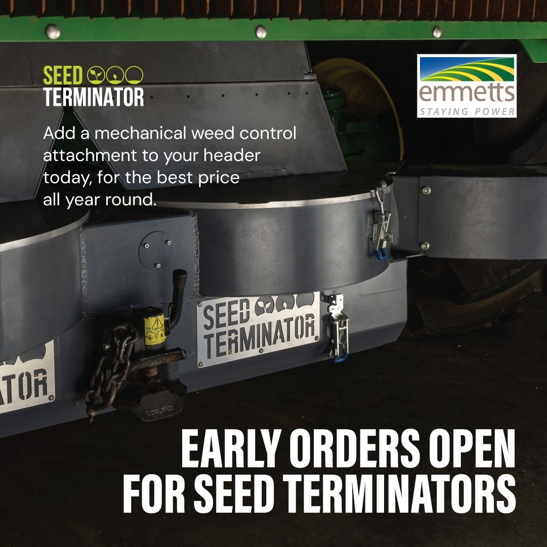 EmmettsGroup's tweet image. Don&apos;t miss out on the opportunity to get ahead of the game with the Early Order Program. Hurry it closes on Sunday 31st of March 2024!

#SeedTerminator #Emmetts #WeedControl #EarlyOrderProgram