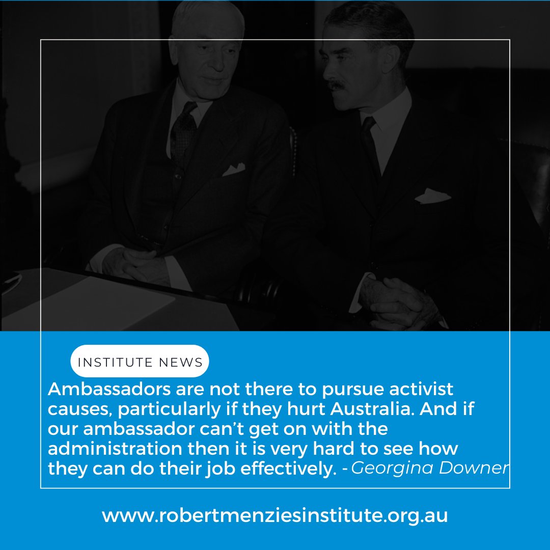 <a href="/GeorginaDowner/">Georgina Downer</a> examines the recent spat between Kevin Rudd and Donald Trump in light of the long history of Australia-US relations, which Menzies formally established by appointing Richard Casey the first 'Minister to Washington' in 1940. <a href="/skynewsaustr/">skynewsau</a> zurl.co/lYfb