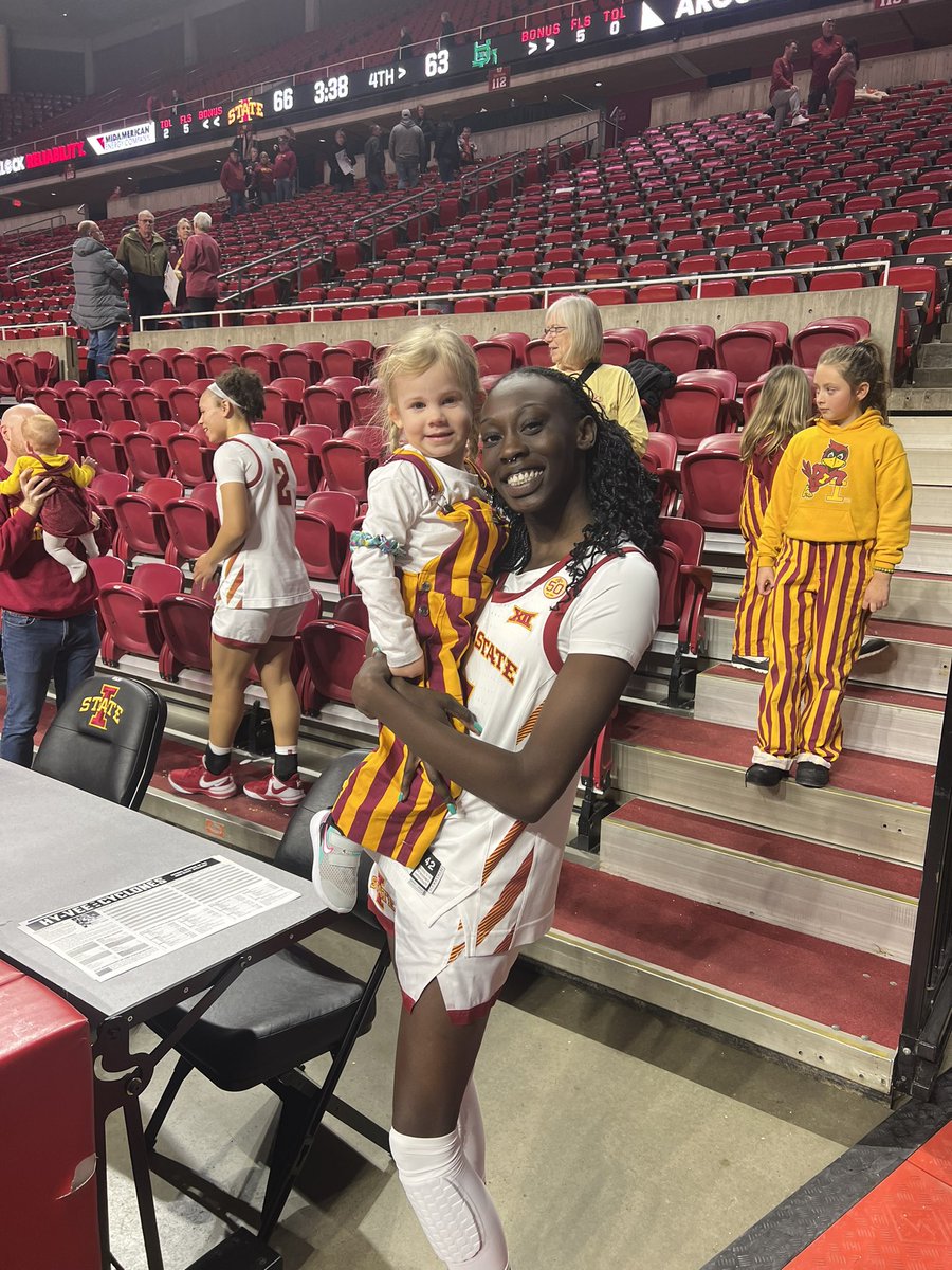 @_nyamerdiew @CycloneWBB I know you have one big fan for life! She’s going to miss watching you! Thanks for being an awesome cyclone