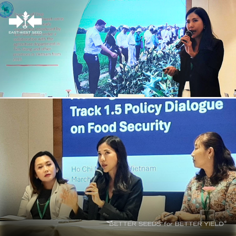 Dr. May Chodchoey, our Public Affairs Group Head, represented EWS at the Mekong-U.S. Partnership Track 1.5 Policy Dialogue on Food Security. It is the first time that the seed sector was included alongside experts from aquaculture and marine fisheries.