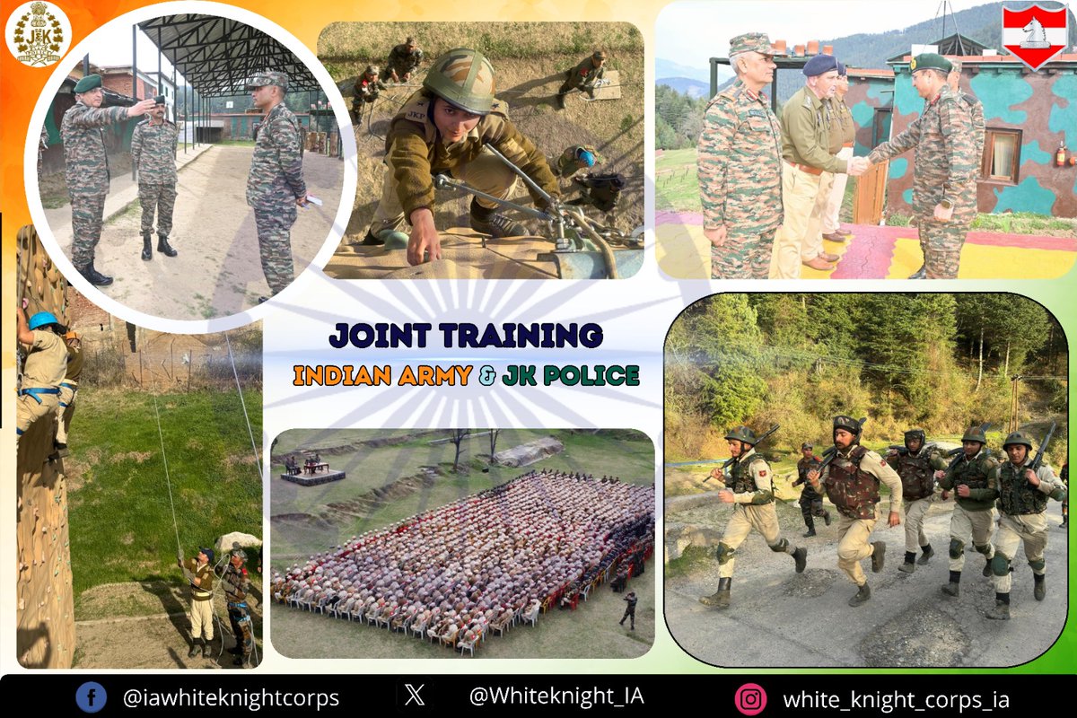 Lt Gen Navin Sachdeva, #GOC @Whiteknight_IA and Maj Gen Upkar Chander, #GOC CIF Delta, visited the Training Facility at Bhalra and addressed the trainees of Jammu and Kashmir Police undergoing counter terror training at the elite School. Appreciating the dedication and hard…