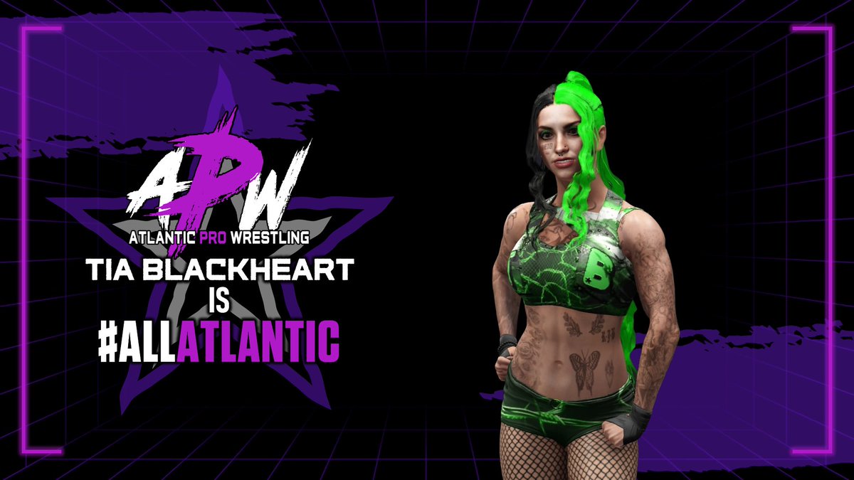 and now, let the story of the reaper reign to those who oppose her. tonight was just a TASTE of what i bring to the table, eyes were on me and i will damn well will make heads roll. don't fear the reaper, for you will get lost. 😈

Tia Blackheart is, #ALLATLANTIC 
@APW_Live