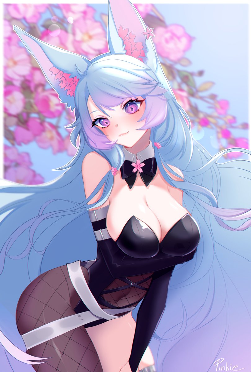 _Silvervale_'s tweet photo. Are you excited for easter? 😊🐇

🎨➜  @pinkuletti https://t.co/Qosn64EgrZ