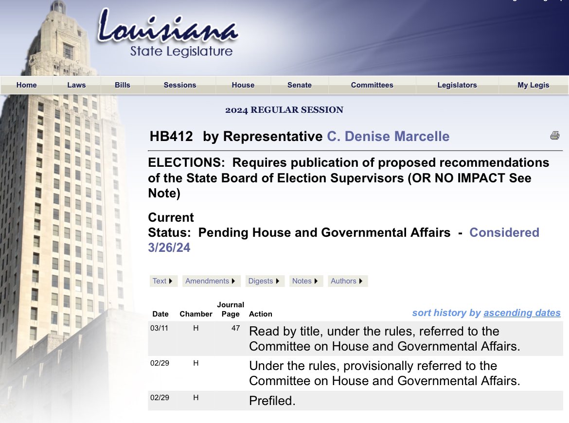 GOOD ELECTIONS BILLS by @MattWillard97 and Rep. Denise Marcelle. Apparently, neither made it out of committee. H&GA is no friend to FAIR ELECTIONS and VOTING RIGHTS this session. lwvofla.org/voting-rights-…