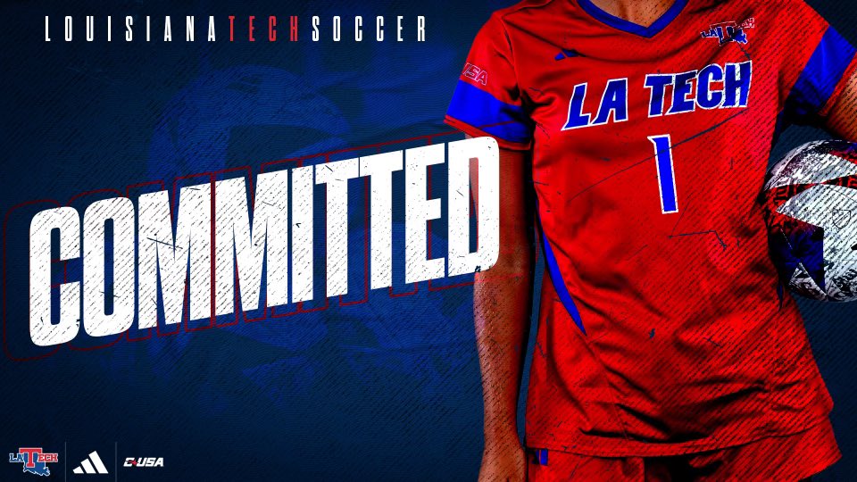 Excited that another talented 2025 prospect decided to continue her academic and soccer career with @LATechSOC 🔵⚽️🔴 Huge addition out of the ☀️state #jOURney