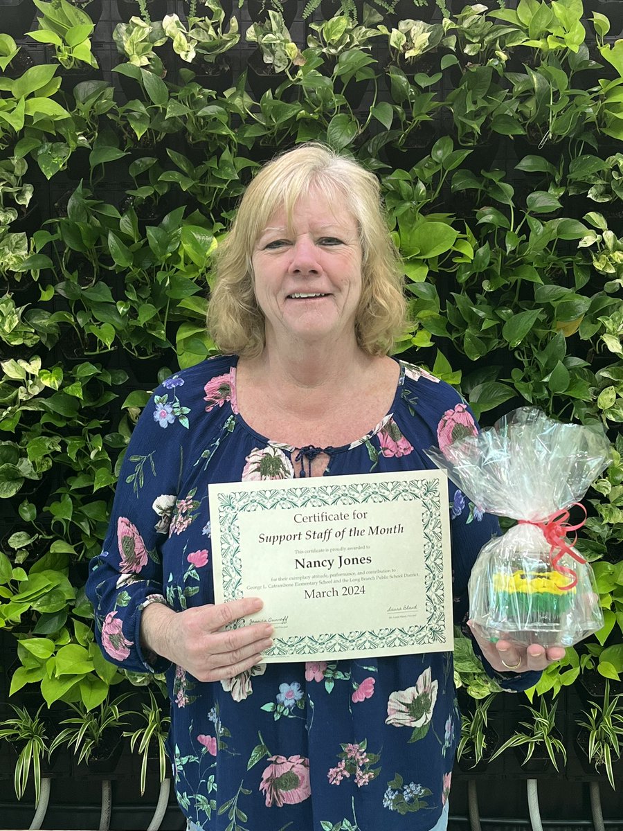 Congratulations to our GLC March Employees of the Month, <a href="/Miss_Mozo_/">Johanna Mozo</a> and Mrs. Jones! We appreciate all you do for us 🤗 <a href="/LBpublicschools/">Long Branch Public Schools</a>