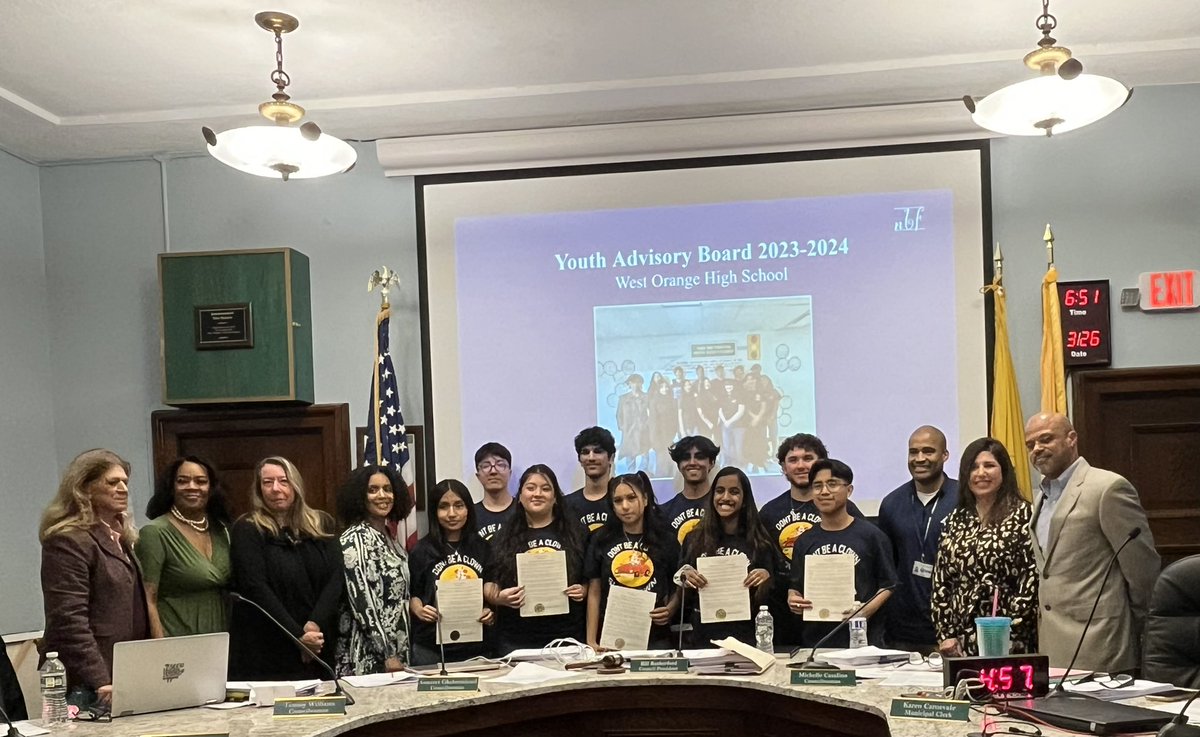 Stop 4 Nikhil (@stop4nikhil) on Twitter photo Today our #youthadvisoryboard members from <a href="/woschools/">West Orange Schools</a> were recognized by Mayor McCartney & WO Council for their inspirational effort and commitment to making the State of New Jersey and our community a safer place. #trafficsafety #makingadifference #50practicehrs Today our #youthadvisoryboard members from <a href="/woschools/">West Orange Schools</a> were recognized by Mayor McCartney & WO Council for their inspirational effort and commitment to making the State of New Jersey and our community a safer place. #trafficsafety #makingadifference #50practicehrs