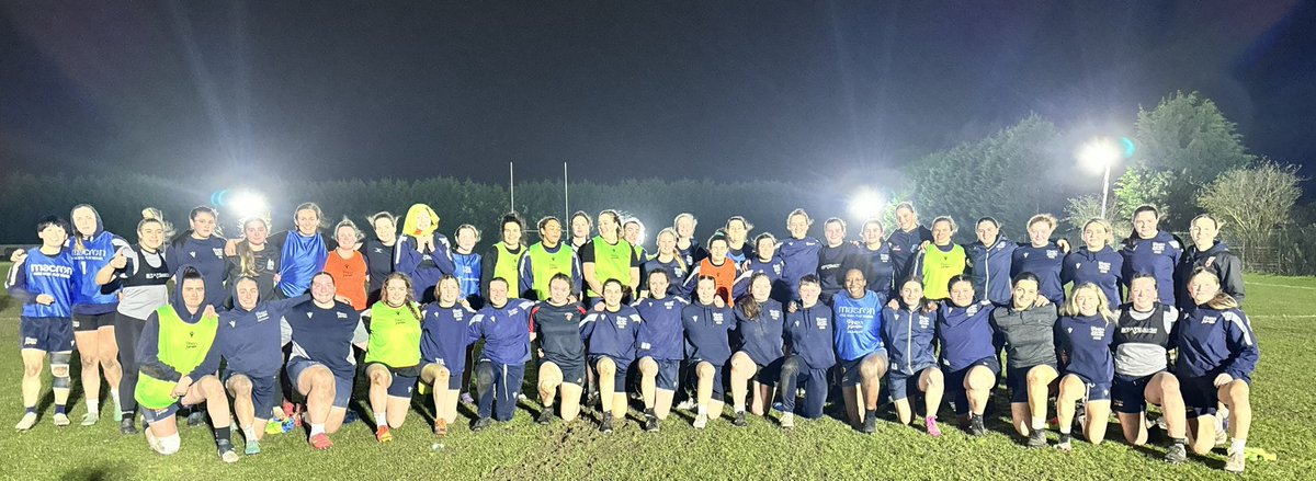 Just class from our @EnglandRugby CoE  and @SaleSharksWomen family tonight down at HQ. 

Memorable, albeit bittersweet 💔 
#NorthernRugbyMatters
 #onceashark 💙