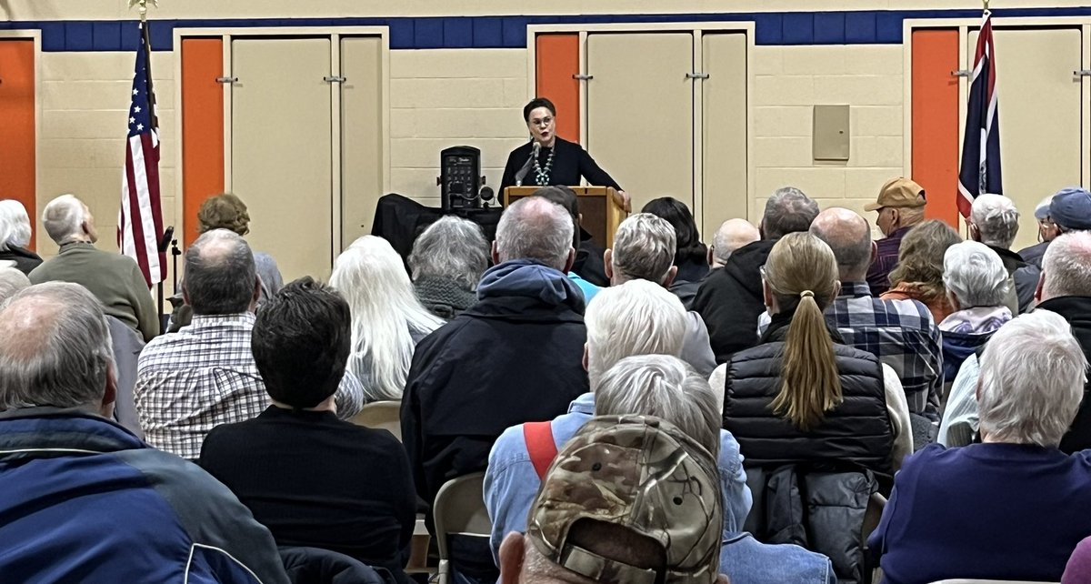 It was another great town hall crowd. Thanks to everyone that visited with me tonight in Johnson County - I am looking forward to being back soon!