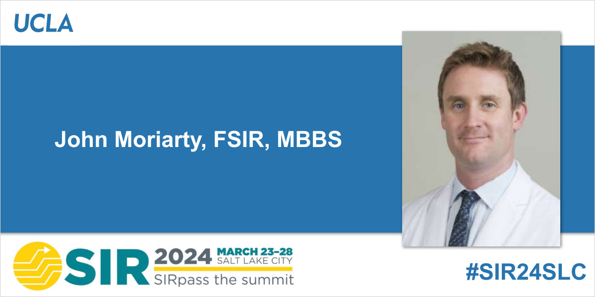 Congratulations to @RadiologyUcla's Dr. John Moriarty (@JonnyMoriarty) who's been awarded the JVIR 2023 Editor's Recognition for Peer's Choice Article for 2021 for 'Endovascular Removal of Thrombus and Right Heart Masses Using the AngioVac System' at #SIR24SLC! 👏